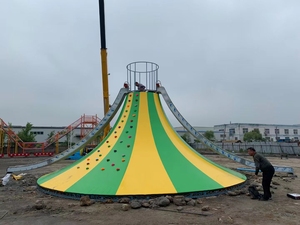 YUHualong Nouveau Design Toboggan en Corde Volcanique Équipement <span class=keywords><strong>d</strong></span>'Amusement Non Motorisé en PVC Gonflable pour Utilisation Extérieure 100-500kg - Product Image 1