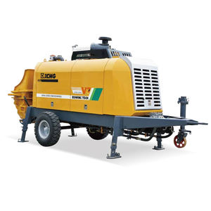 Pompes à béton montées sur remorque Xuzhou XCM G HBT5008V Schwing, fabriquées en Chine, moteur de haute qualité, prix compétitif à la vente - Product Image 1