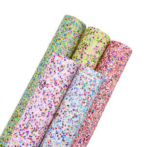 Muestra Gratuita de Lentejuelas de Estrellas Multicolores Impermeables, Brillantes, de PU Resistente a la Abrasión, para Accesorios de Cabello Hechos a Mano - Product Image 1