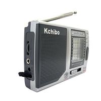 Radio Portabel Kchibo 10-Band AM/FM/SW dengan Speaker High-Fidelity, Penerima Multi-Band Mini Kompak