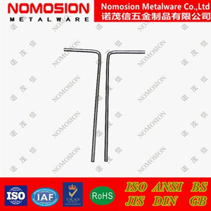 Llave Hexagonal M0.9 de 33 mm de Longitud, Acero Aleado con Óxido Negro, Grado Industrial, Tamaño Métrico - Product Image 3