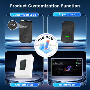 Kit Carlink TPCT USB-C CarPlay avec mise à jour OTA, plus d'applications, CarPlay filaire vers sans fil 2-en-1, adaptateur Wi-Fi 6 intelligent AI pour Waze - Product Image 3