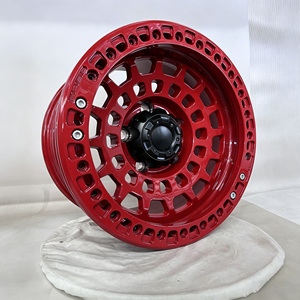 ล้อรถบรรทุกแบบขอบลึกสีแดงเงา ขนาด 18 19 20 21 22 นิ้ว 5x114.3 5x120 5x112 สำหรับล้อฟอร์จ - Product Image 1