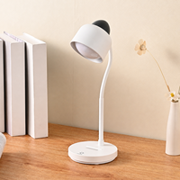 Lampe de table pour bureau d'étude, lampe de lecture LED à col de cygne réglable pour les devoirs
