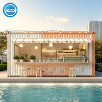 Restaurant Conteneur Moderne Populaire, Montage Rapide, Écologique et Durable pour Café, Prêt à Expédier