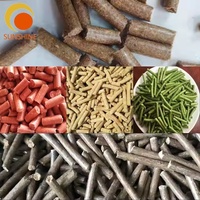 Nouvelle machine à granulés d'aliments pour animaux avec anneau d'extrusion 5TPH, moteur Siemens, pour usine de traitement des aliments pour volailles et bétail, conception durable et économe en énergie