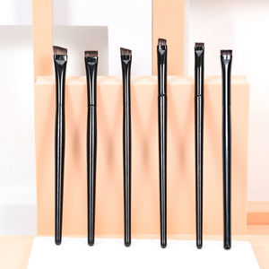 Échantillon gratuit, crayon synthétique court à manche en bois, <span class=keywords><strong>pinceaux</strong></span> de maquillage pour sourcils, Logo, eye-liner pour sourcils fins, pinceau de maquillage avec Logo - Product Image 6