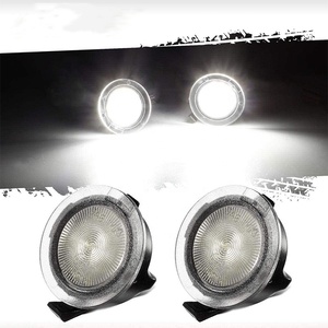 Gruppo Luci LED Sottoporta per Specchietto Retrovisore, Luce Bianca di Ricambio per Ford Expedition F-150 2003-2018 - Product Image 1