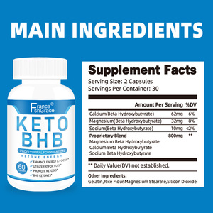 Cápsulas Keto BHB con Logotipo Personalizado, Suplemento de Cetonas Exógenas para la Cetosis, Energía, Concentración y Apoyo al Metabolismo, Control de Peso - Product Image 6