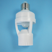 Support de lampe de capteur de mouvement de prise domestique intelligente