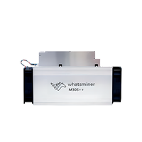Whatsminer M30S++ 112Th/s 3472W Mineur de Bitcoin, crypto-monnaie BTC, refroidissement par air, machine de minage de crypto-monnaie BTC, mineur ASIC