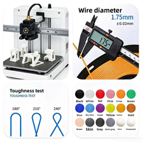 Filament PLA mat pour imprimante 3D, matériau haute résistance, 1,75 mm, 1 kg/bobine, rouleau de plastique PLA mat, fournitures d'impression pour imprimante 3D