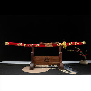 Sabres Longquan de 110 cm, forgés à la main, en une seule pièce, sabres ornementaux Serpent Doré, sabres samouraï fins, ornements, katanas en acier à haute teneur en carbone - Product Image 3