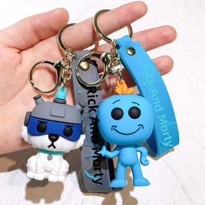 Portachiavi in Plastica Creativo Anime Rick e <span class=keywords><strong>Morty</strong></span>, Trendy e Unico con Ciondolo del Scienziato Pazzo Rick, per Uomini e Donne, Promozionale - Product Image 1
