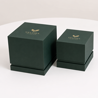 Boîtes cadeaux pour bougies avec logo personnalisé, pelliculage brillant, emballage recyclable pour parfums, vêtements, perruques, lingerie