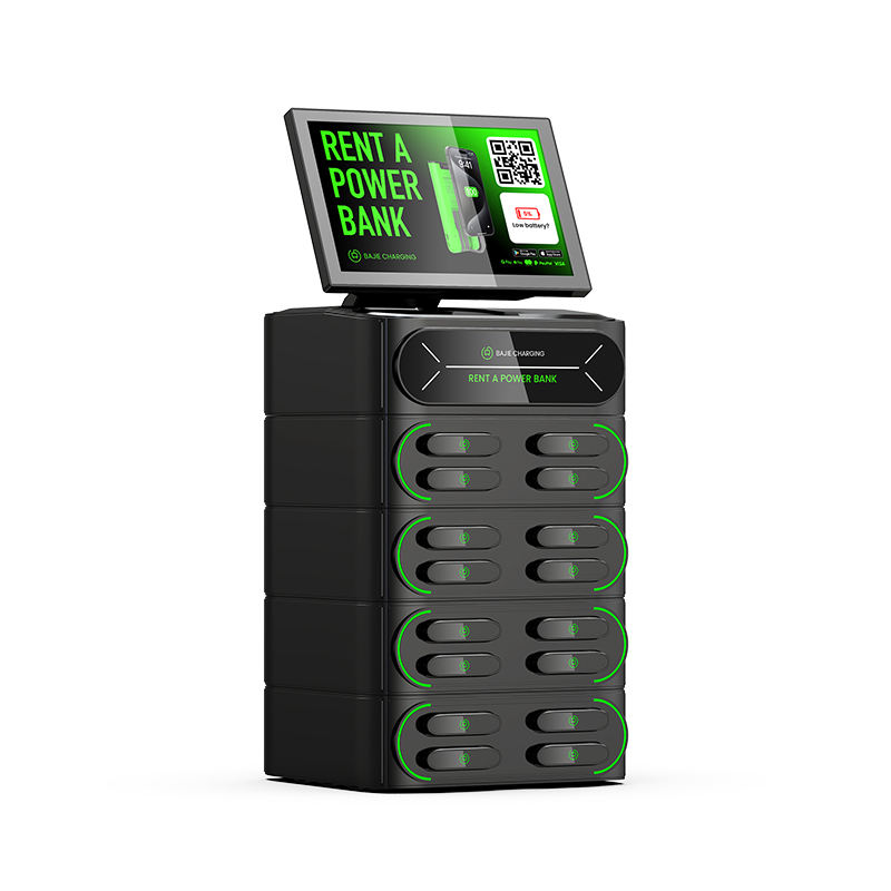 Cell Phone Charging Station for Business 16 Slots Stackable Machine Power  Bank Station with Screen 4g