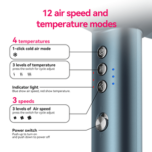 Secador de Pelo Profesional FirePhoenix <span class=keywords><strong>M2</strong></span> MAX de Doble Voltaje 127V-240V con Doble Conducto de Aire y Tecnología Cool Touch de 2800W - Product Image 2