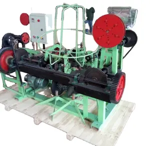 High quality high speed barbed wire machine factory Double wire positive and negative twisted wire mesh making machine