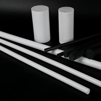 JY Personnalisé Qualité PE Hdpe Nylon POM MC66 ABS Ptfe Polyuréthane Solide Plastique Extrusion Uhmwpe Tige Barres Plastique Tige