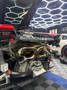 Sistema de Escape Completo Vortex Titanium Gold con Válvulas para Lamborghini Huracan STO EVO 5.2L con Kit de Tubos de Escape de Igual Longitud V10 - Product Image 5