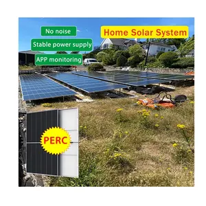 hybrid power set light solar panel system for home generator 10kw lifepo4 battery solar energy system