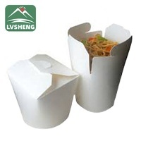 Boîte biodégradable Boîte de nouilles à emporter Vente chaude Emballage de boîte de pâtes