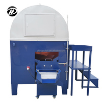 Machine de polissage centrifuge industrielle à quatre tambours Hengda Motor, puissance 7,5 kW, tension 380 V, pour le débavurage et le chanfreinage des pièces métalliques