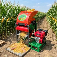Décortiqueuse de maïs manuelle à essence/diesel 1000-1500 kg/h pour usage domestique