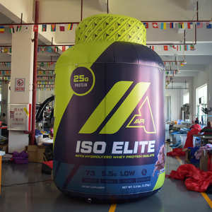 Model Tiup KeepFuns - Kaleng Protein Raksasa untuk Promosi Merek, Perlengkapan Aktivitas Gym, Aksesori Blower - Product Image 2