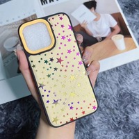 Étui de téléphone portable en cuir TPU scintillant pour iPhone 11 12 13 14 15 16 17 18 Pro Max