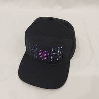 All'ingrosso Ultra sottile pannello di illuminazione a LED flessibile personalizzato cappello Snapback Bluetooth App programmabile dinamico Soft LED cappello schermo