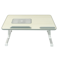 Charmount USB Fan Lap Mdf En Bois Ordinateur Portable Table Réglable Lit Bureau pour Ordinateur Portable