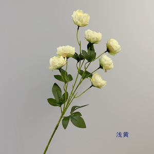 Fleurs artificielles de pivoine exquises 100cm-200cm, bouquet en soie pour mariage et décoration intérieure, fleur de remplissage haute simulation - Product Image 2