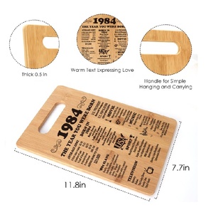 Meilleure vente Happy 40 Year Old Birthday Gifts <span class=keywords><strong>Vintage</strong></span> 1984 40th Birthday Decorations <span class=keywords><strong>Planche</strong></span> à découper en bambou - Product Image 2