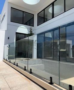 Barandilla <span class=keywords><strong>de</strong></span> Vidrio sin Marco para Escaleras y Balcones, Moderna, Resistente, para Viviendas y Villas - Product Image 5