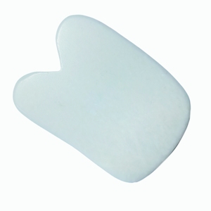 Produits de massage facial, logo personnalisé, prix bas, couleur blanche naturelle, jade Xiuyan Gua Sha pour le nez - Product Image 4
