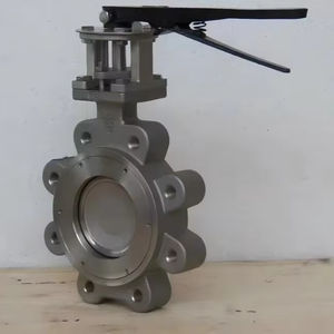 Lug Válvula Borboleta, Alavanca operada, Assento triplo excêntrico de metal, Substituição para portão/bola/válvula de controle, para tratamento óleo/água - Product Image 3