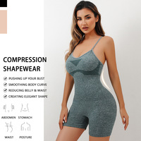 Kompressions-Einteiler-Body Shapewear Bodysuit Bauchkontrolle Former Po-Lifter Taillenformer Po-Former Shapewear Kurz