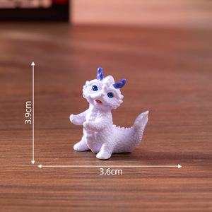 Creativa e Carina Statuetta in Stile Cinese 3D per il Nuovo Anno, Anno del Drago, Scatola Sorpresa, Accessori Decorativi, Micro Paesaggio per Cruscotto Auto - Product Image 4