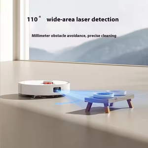 <span class=keywords><strong>Robot</strong></span> Aspirador X10 <span class=keywords><strong>2</strong></span> en 1 con Succión de 4000pa, Mopa Húmeda/Seca para Hogares y Hoteles, Batería, Control Remoto a través de MiHome, Alemán, Francés, Español - Product Image 3