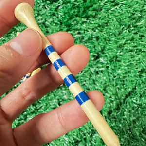 Tee de <span class=keywords><strong>golf</strong></span> en <span class=keywords><strong>bois</strong></span> durable, biodégradable, léger, avec logo imprimé personnalisé, 83 mm, multicolore - Product Image 3