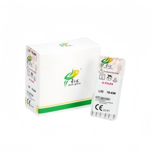 Acier inoxydable dentaire certifié ISO CE pour instruments de canalaire Woodpecker U Files, alimentation électrique, matériau de remplissage de canal radiculaire - Product Image 1