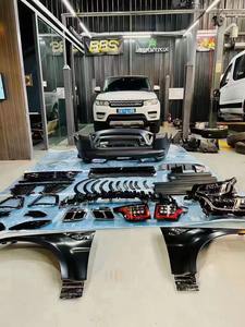 Kit de carrosserie Auto Face pour Rover Sport 2014-2017 mise à niveau vers 2020 Style <span class=keywords><strong>SVR</strong></span> pare-chocs accessoire Racing - Product Image 2