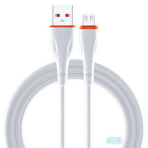 Hotriple A21M Bi-Color <span class=keywords><strong>TPE</strong></span> 1M 3A Câble de données USB à charge rapide Compatible <span class=keywords><strong>Android</strong></span> V8 Les téléphones intelligents utilisent une conception <span class=keywords><strong>populaire</strong></span> - Product Image 2