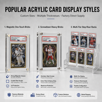 Boîte de protection pour cartes sportives en acrylique, Boîte de protection pour cartes sportives, Boîte de classification pour cartes sportives, Baseball