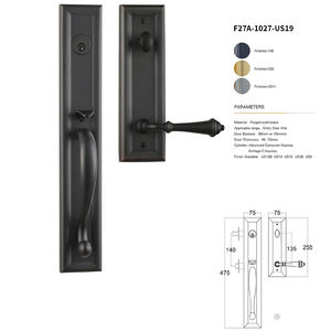 Cerradura de Puerta Interior Moderna, Silenciosa, Totalmente de Cobre, Diseño Nórdico Simple, Manija de Puerta Dorada con Diseño de Pájaro y Cerradura para Puerta de Madera - Product Image 1