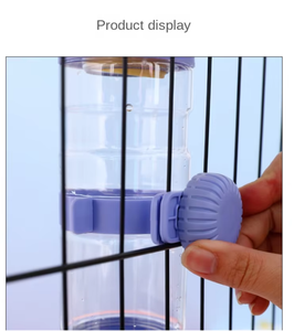 Küçük Kafes Kullanımı İçin Islak Ağız Tasarımı Olmayan Plastik Köpek Kedi Kuş 2L Asılı Suluk İç Mekan Evcil Hayvan Besleyici - Product Image 6