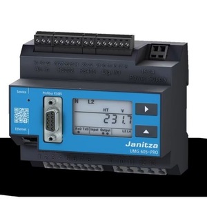 Janitza Umg 96-52 Energy Analyser <b>Three</b> Phase Lcd Display Power Meter For Electrical Monitoring - Product Image 3