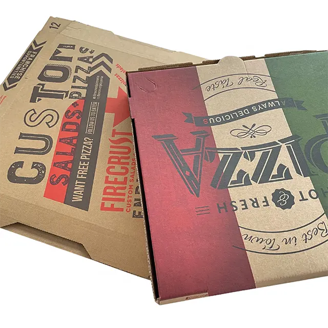 Food grade pizza box manufacturers of pizza packaging boxes wholesale cheap cardboard pizza boxes with logo