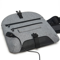 Sac à bandoulière Oxford pour homme, tendance, de créateur, sac de facteur, sac à main, logo personnalisable, sac de taille détachable, sac de dos latéral